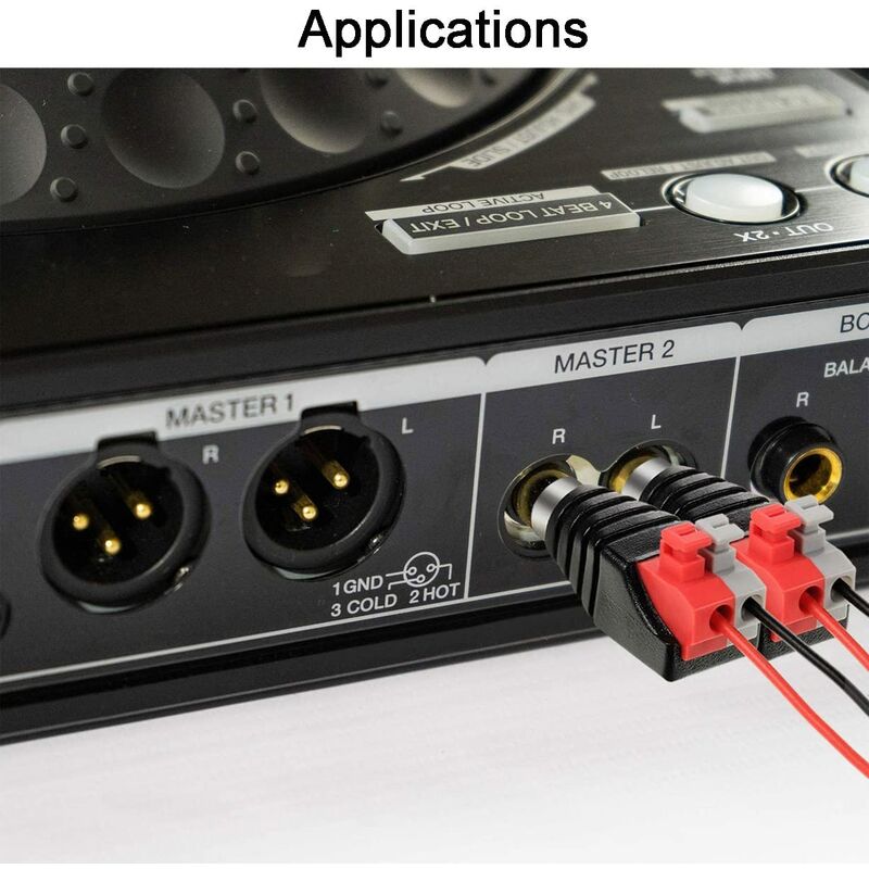 4 Adattatori RCA A Terminale A Vite - Per Altoparlanti, Subwoofer, CCTV, Collegamento Senza Saldatura - Foto 8