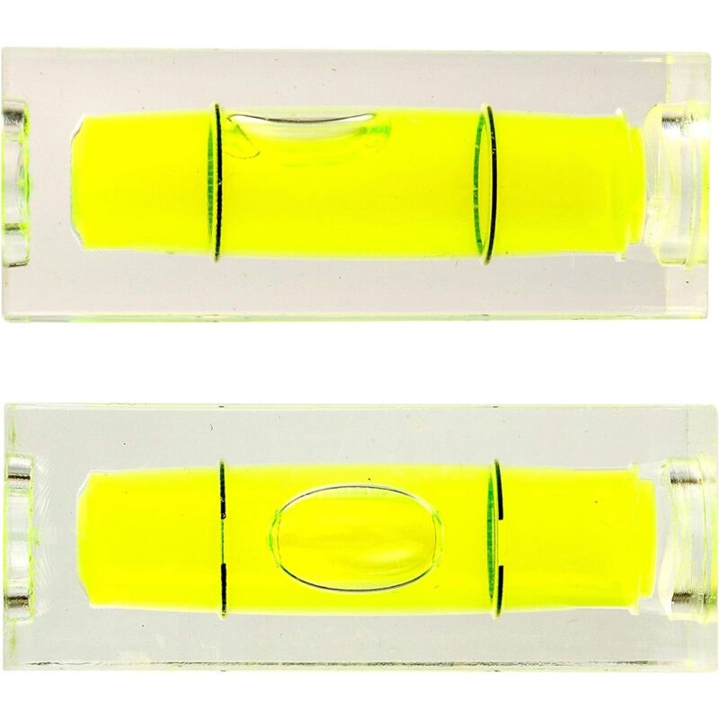 Niveaux à Bulle Ronds - Lot De 5 Pièces Ø32mm | Avec Ruban Adhésif Double Face | Pour Camping, Photo, Bricolage