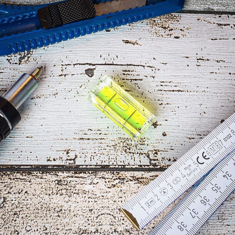 5pcs Mini Niveau à Bulle Carré Qualité Bulle Petit Niveau Outil De