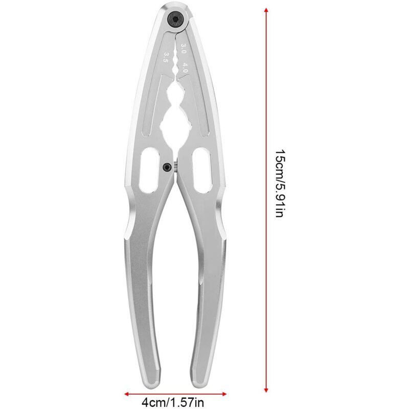 Pince De Démontage Pour Amortisseurs De Voitures RC - Compatible Traxxas, HSP Et Autres Modèles, En Alliage D'aluminium (noir) - 5