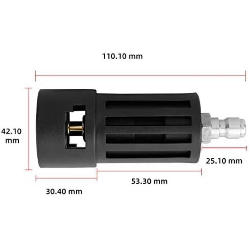 Adaptateur De Fixation Pour Pistolet Pour Nettoyeur Haute Pression Lavor Gerni Anlu Karcher Hd A Rapide Pour Lavor 87340479