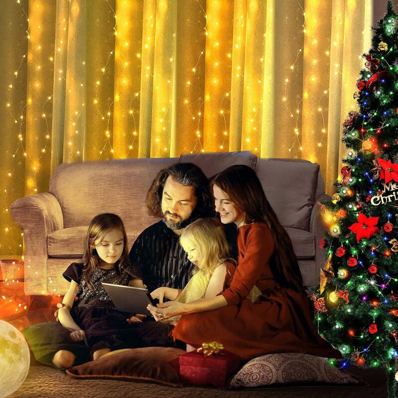 Guirlande Lumineuse 10M 100LED Guirlande D'éclairage étanche L'intérieur Et L'extérieur Lumière Décoration Romantique Pour Noël,Vacances,Chambres,Patio,Belvédère Et Décor De Mariage Alimenté Par USB