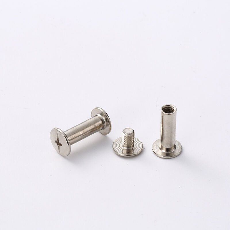 20 mm Vis de reliure, acier inoxydable