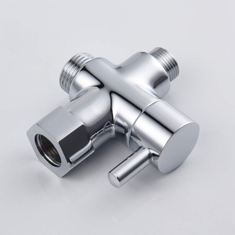 Raccord En T Laiton 1/2" 3 Voies - Pour Plomberie Eau/air, Connexion Toilettes, Robinets - 12