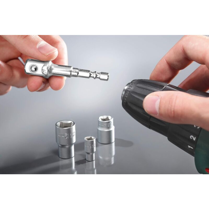 Adaptateur Porte Douilles 1/4 3/8 1/2 Adaptateur Porte Douille pour