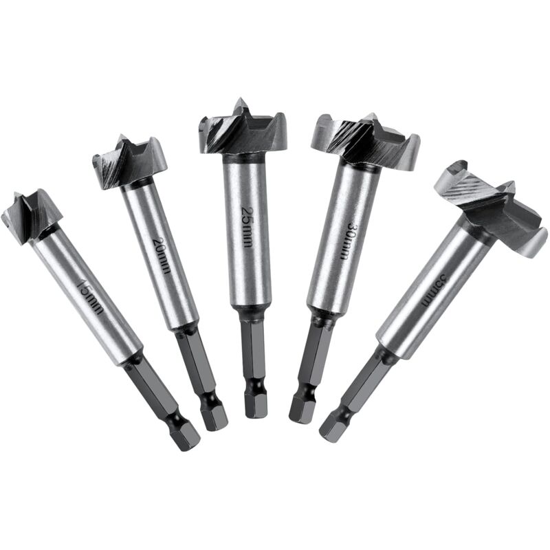 Coffret de 5 mèches à façonner type Forstner OTMT