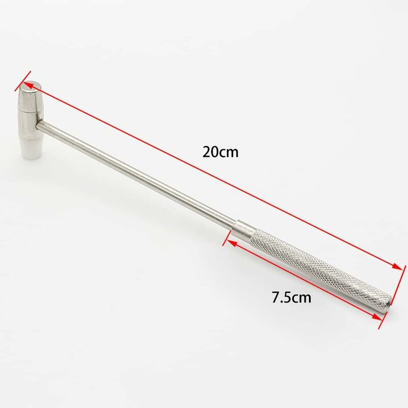 Marteau Horloger Double Tête - Métal Et Plastique - 20cm - Pour Bijoux, Montres, Modélisme