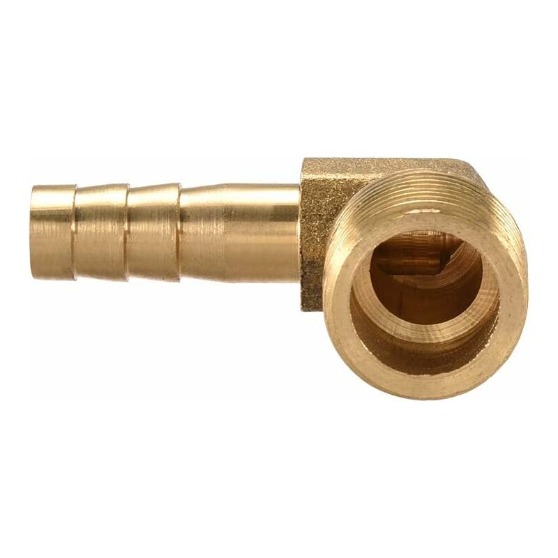 Coude SOURCING MAP Raccord de tuyau coudé barbelé en Laiton 10mm