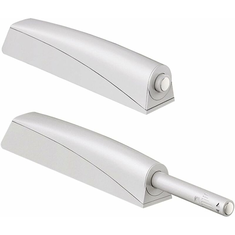 2 Loquets Poussoir Magnétiques Pour Armoire - Amortisseur Porte Silentieux - Alliage Zinc - Fermeture Automatique