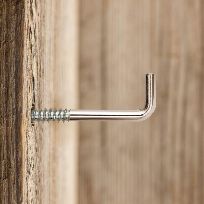 Irondo® Crochets à Vis Crochet En L Vis V2A En Acier Inoxydable