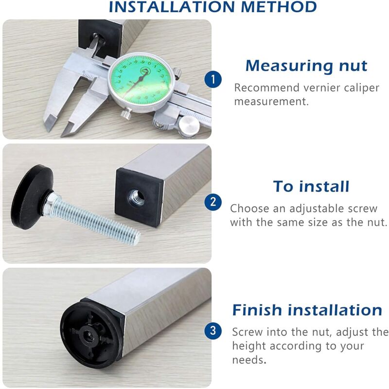 Vis à Tête Fraisée M3-0.5 X 12mm - 20 Pièces - Pour Meubles, Bricolage