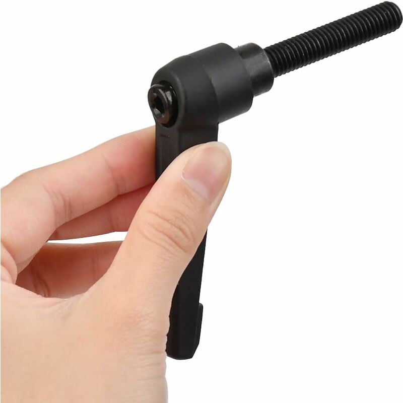 Poignée De Serrage Chromée M8 - 180mm Pour Tour à Métaux Et Machines-outils