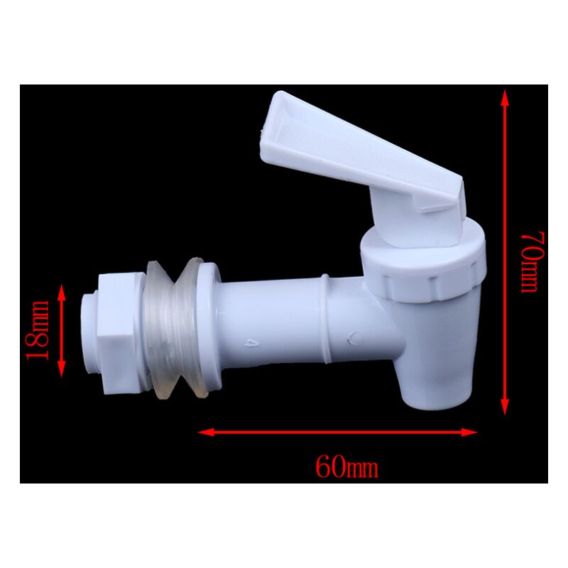 Muzi Robinet de remplacement pour refroidisseur, robinet coulissant réutilisable pour eau potable, levier de distributeur de boissons, valve de robinet d'eau