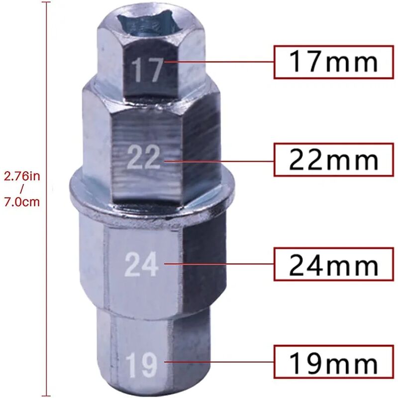 Axe De Roue Avant Moto,Clé Pour Axe De Roue,Clé Pour Axe De Rouecle Pour Axe De Roue De Motodouille Speciale Motoaxe Hexagonalaxe De Roue Motoaxe De Roue Avant Argent 92068541