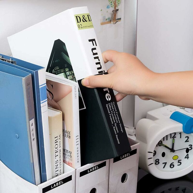 Porte-revues En Carton Kraft 5 Compartiments - Range Documents A4 Pour Bureau Ou Maison