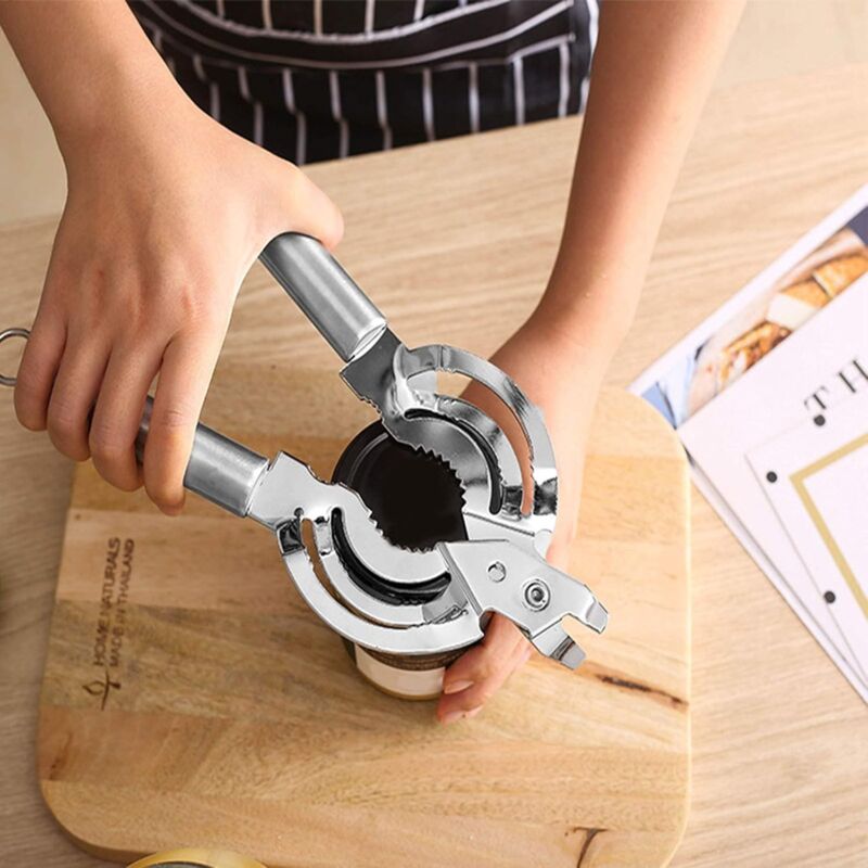 Bugucat Ouvre-boîtes 3 En 1, Ouvre-Bouteille Manuel Résistant