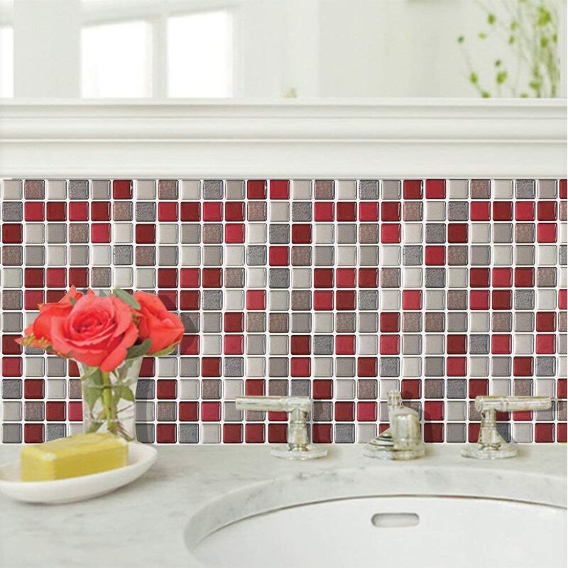 Mosaïque pâte de verre DOPPEL DESIGN Frise boite de m2 | Leroy Merlin