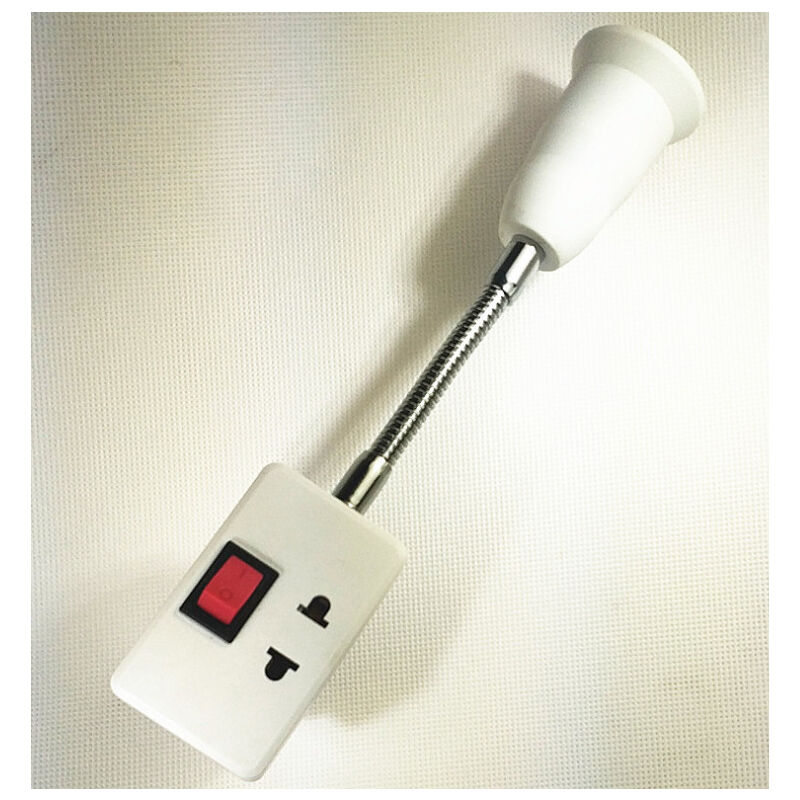 Adaptateur Douille E27 Pour Studio Photo - Entrée 100-240V - Blanc - Neuf Sous Blister
