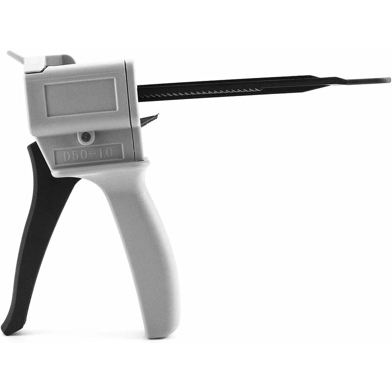 Pistolet à Colle Époxy 50 Ml - Applicateur Pour Adhésif Bi-Composant 1:1 Ou 2:1 - Avec Poignée