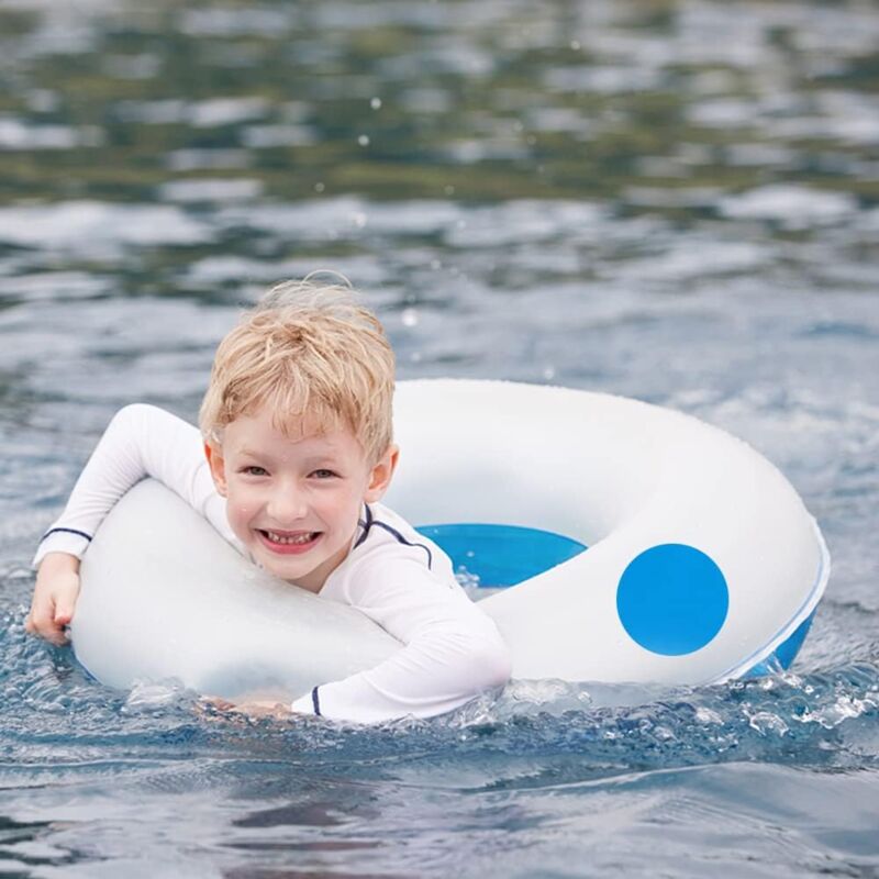 Kit De 30 Rustines Autocollantes Pour Piscine - Patchs De Réparation Ronds En PVC étanche - Pour Matelas, Bateaux, Jouets Gonflables - 9