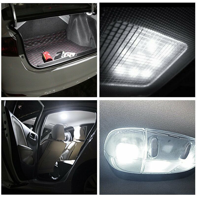 Ampoules LED C5W 39mm Blanc 6000K - Pour Plafonnier Voiture Et Éclairage Intérieur