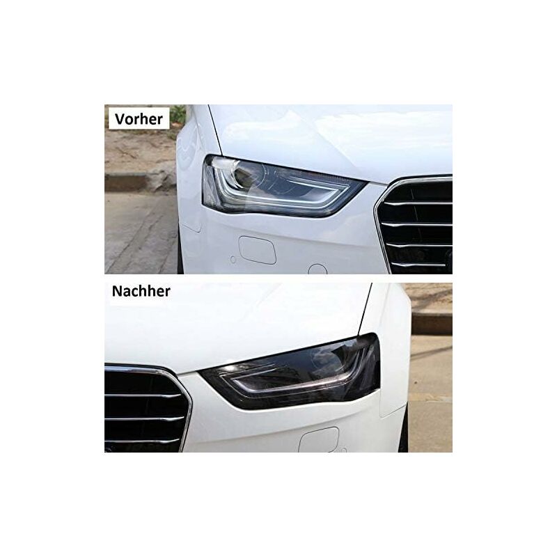 Film Teinté Pour Phares Voiture 30x120cm - PVC Protection UV - Personnalisation Auto