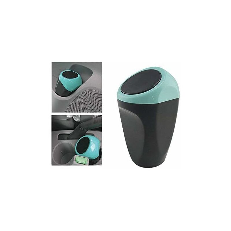 Mini Poubelle De Voiture Peut En Plastique Des Déchets Poubelle 16x8CM Poubelle Conteneur De Stockage Pour Linterieur De La Voiturebureaumaisonpoubelle Blue Mini 85258704