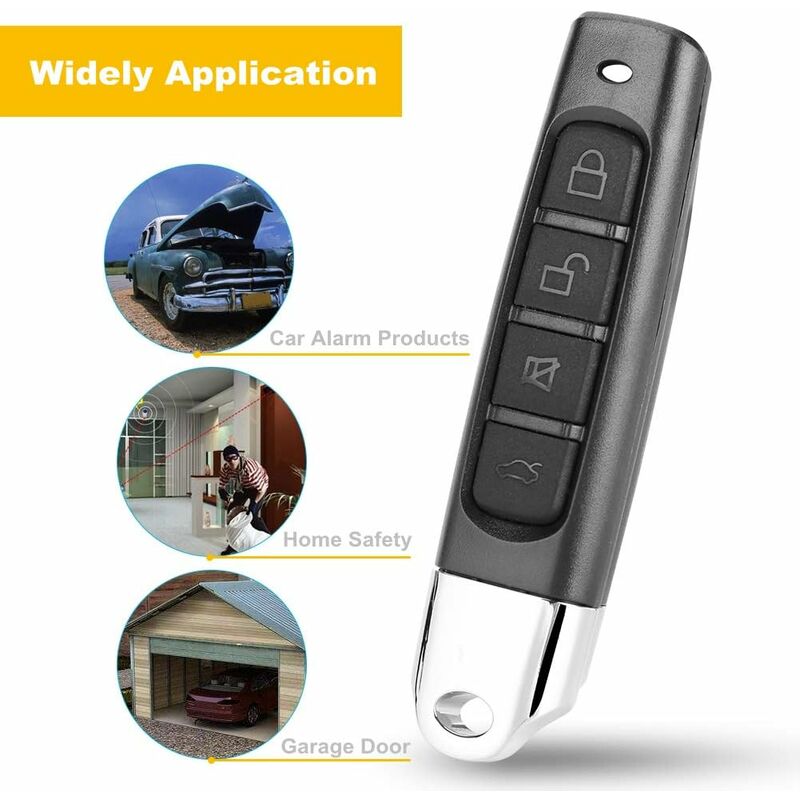 Pousse-bouton Sans Fil Automatique – Portée 10 Mètres – Télécommande Pour Lumière, Ventilateur, Porte – Installation Facile Sans Fil
