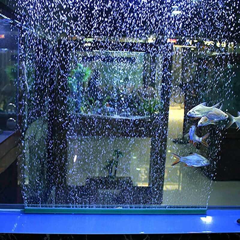 Pierre à Bulles Aquarium 12 Cm - Nano Bulles, Diffuseur Air/CO2, Kit Avec Tuyaux