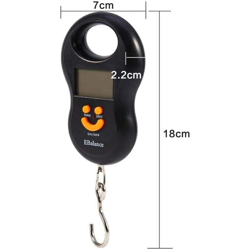 Digitale Pèse-bagages Balance Parcel Pêche Fischerwaage Balance LCD