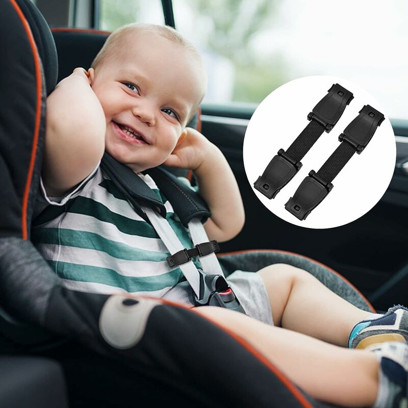 2 Pièces Chest Clip sécurité bébé, Sangle ceinture de sécurité voiture,  Empêche l'enfant de sortir