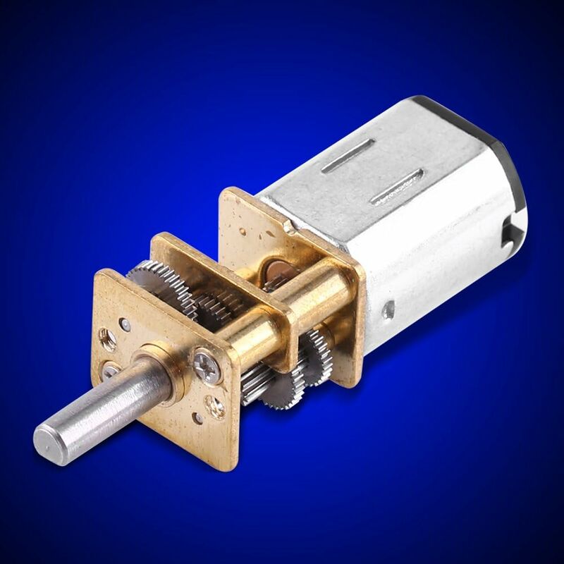 Pack De 2 Moteurs Micro à Engrenage Réducteur DC 6V 500RPM Métal Complet - Idéal Bricolage RC Avion Voiture Modèle