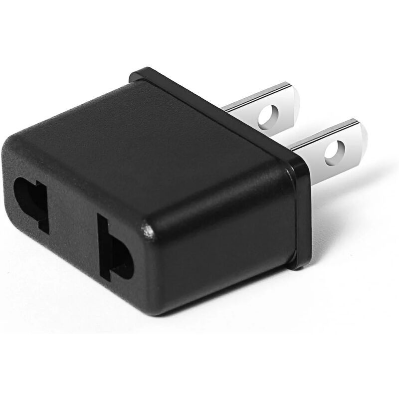 Adaptateur De Prise USA Vers Europe – Compact, Ignifuge – Pour Voyages, études à L’étranger, Aéroports – Convertisseur De Charge Simple - 4