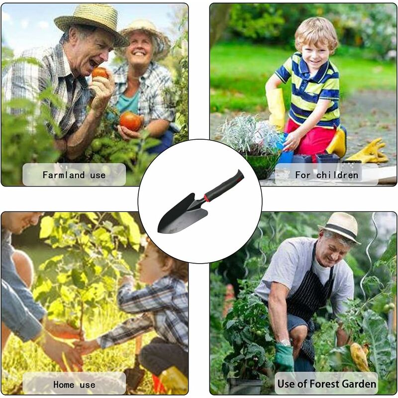 LATERN - Kit De 10 Mini Pelles Colorées Pour Jardin - 28 Cm - Idéal Pour Enfants Et Plantes En Pot