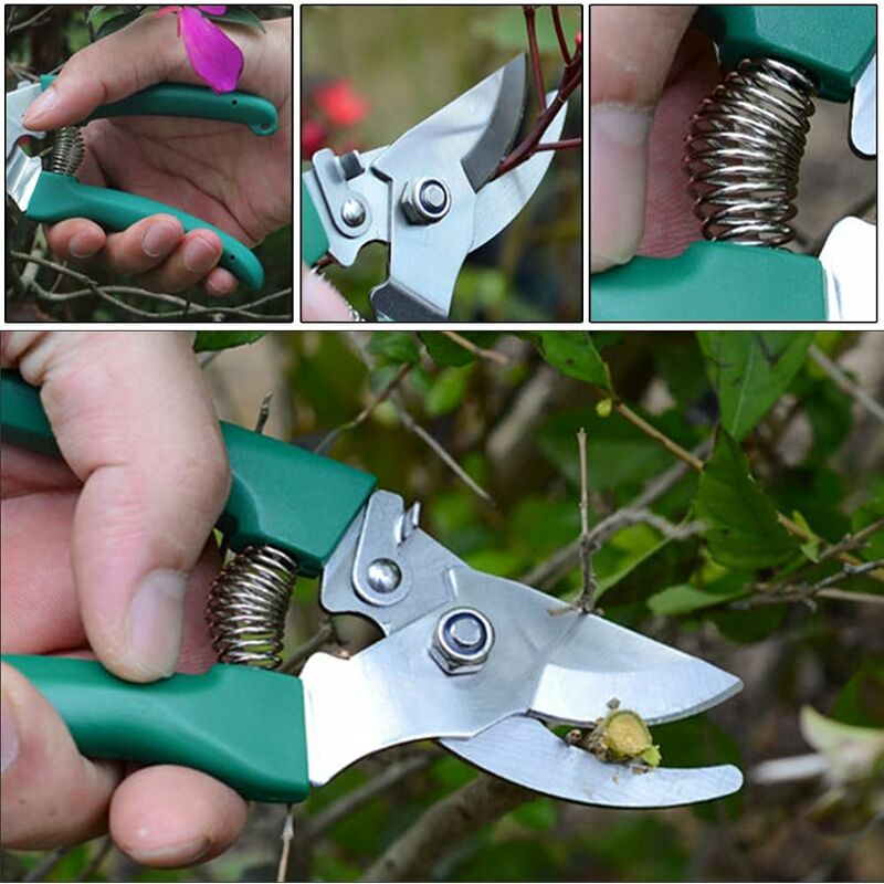 Kit D'Outils De Jardinage OLYSPM 10 Pièces Avec Sac - Acier Au Carbone, Ergonomique | Cadeau Parfait Pour Jardiniers - 7