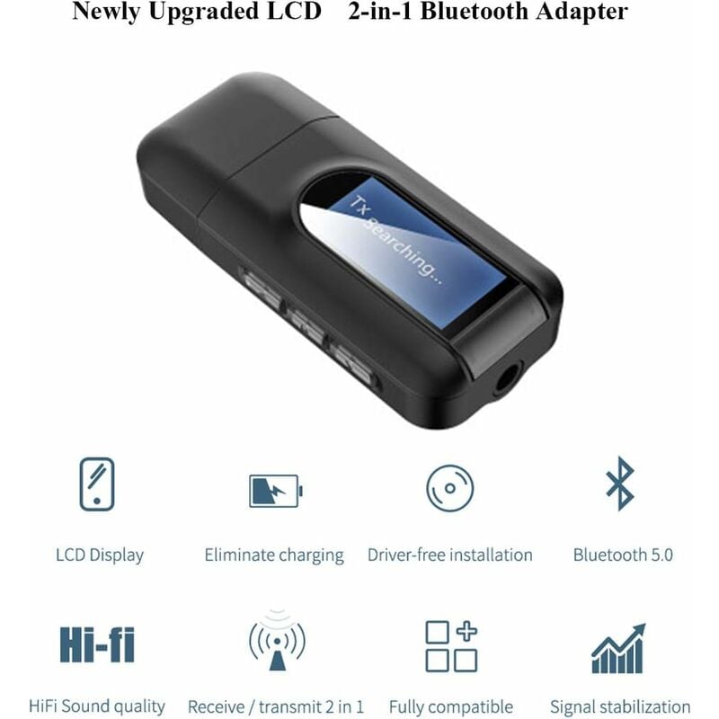 Metteur Bluetooth 5.0, Rcepteur Bluetooth Adaptateur Bluetooth