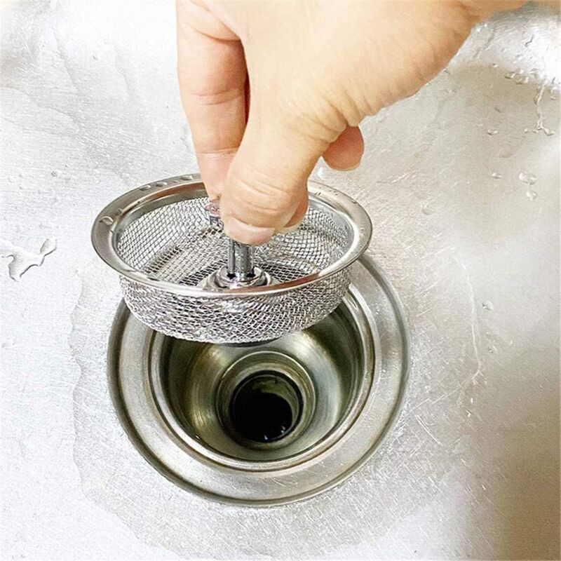 Bonde/crépine De Vidange Inox Pour évier, Diamètre 11.5 Cm, Neuve