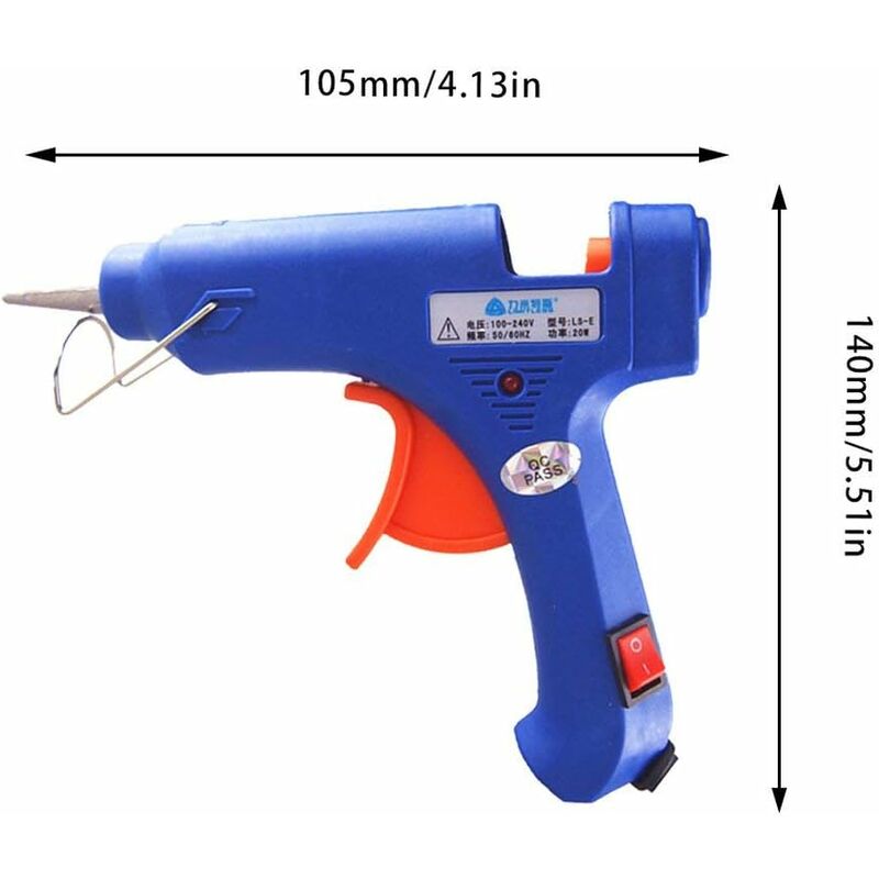 Pack pistolet à colle recharges colle bricolage Cléopatre