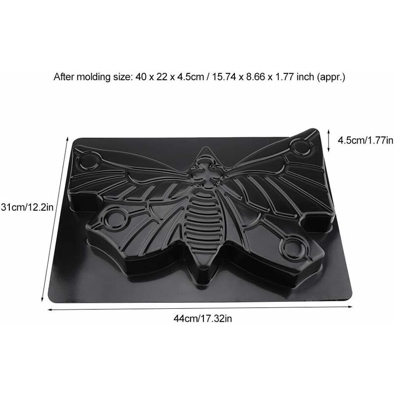 Lot De 5 Moules à Savon En Forme De Papillon à 4 Cavités