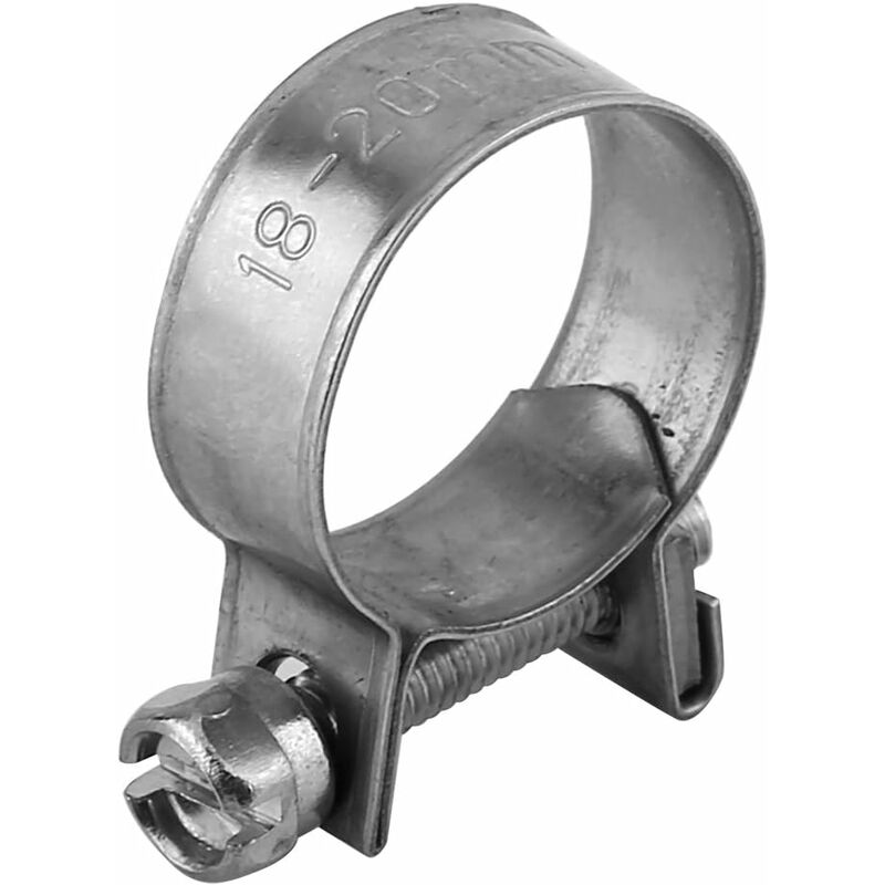 Lot de 10 colliers de serrage en acier inoxydable très résistants pour tuyau  de carburant 6 mm-20 mm Taille en option pour plomberie (13-15 mm) :  : Bricolage