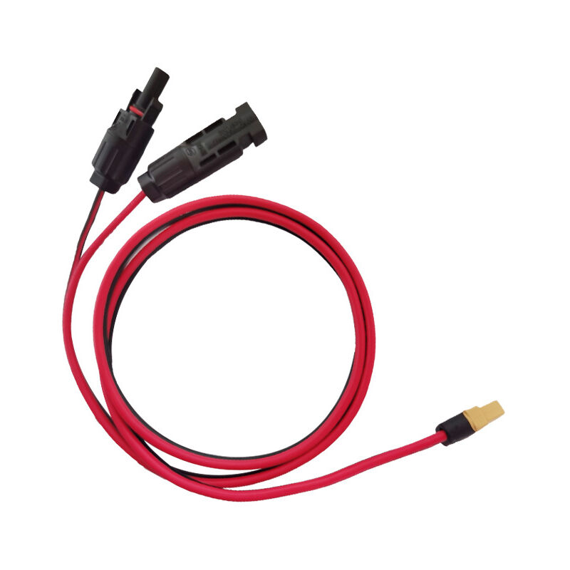 Câble Adaptateur 45A Vers XT90 Femelle – 30 Cm, 12 AWG, Pour Panneaux Solaires Et Power Stations