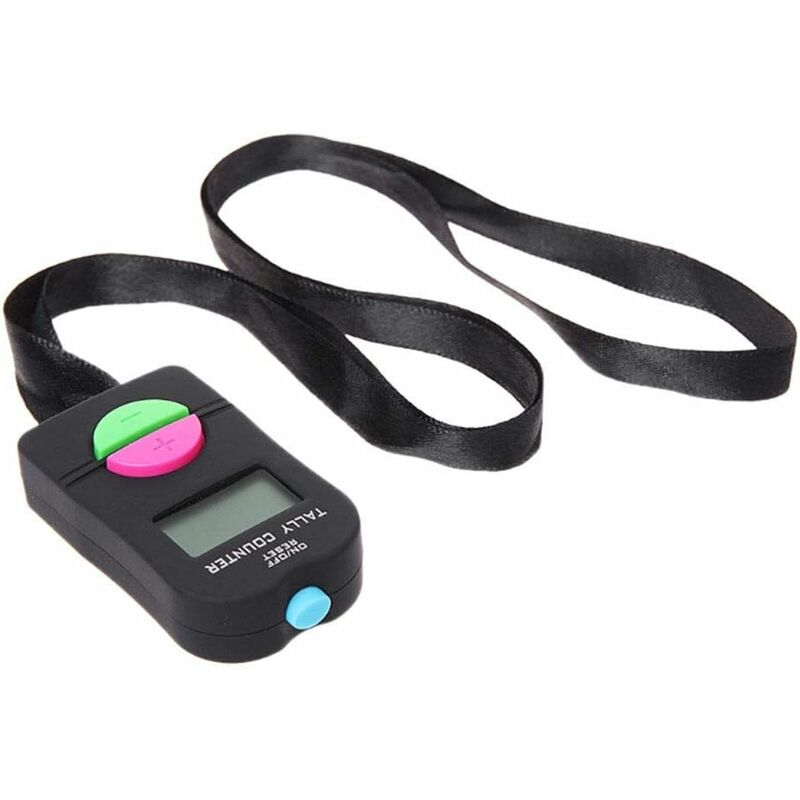 AFUNTA Lot De 6 Compteurs à Clics - 2 Manuels Métal + 4 Digitaux LED Pour Golf, Tricot, Événements