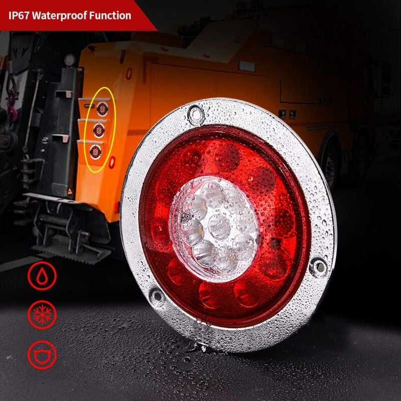 Vvikizy Couvercle De Feu Arrière Paire De Couvercles De Protection Pour