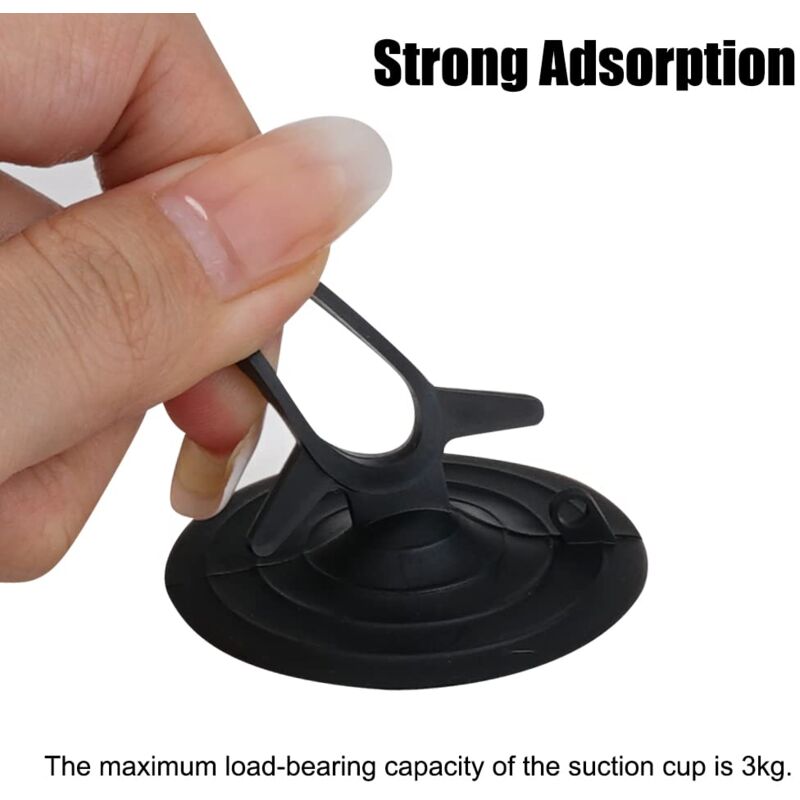 Lot De 15 Ventouses De 40 Mm En Plastique PVC Transparent Sans Crochet, Super Puissantes Pour Fenêtres En Verre, Porte Murale, Cuisine, Salle De Bain Et Décoration De La Maison