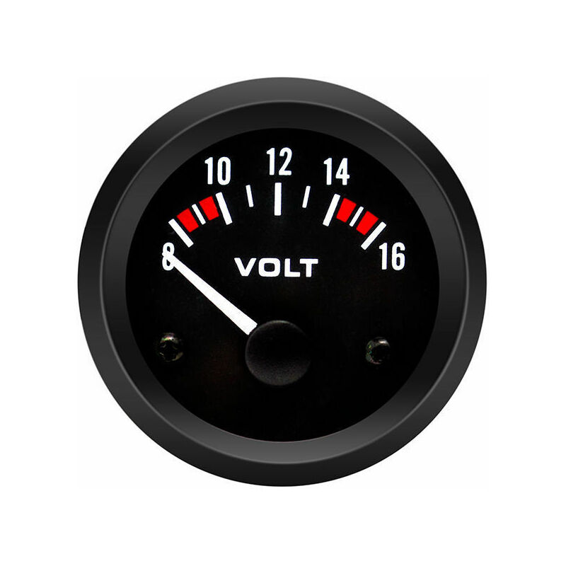 Voltmètre Voiture Vorcool 52mm - 8-16V DC - LED Orange