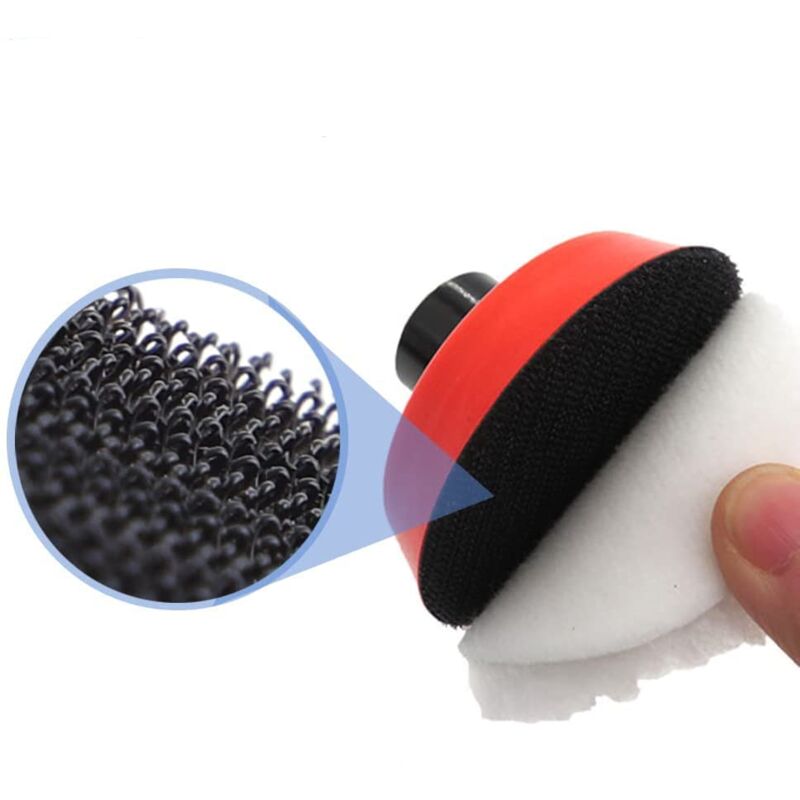 1/2/7" Accessoires Disque De Ponçage Pour Ponceuse à Air, Plaque Arrière Abrasive M6, 7,6 Cm