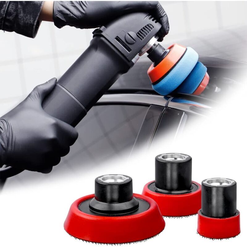 2 Plateaux De Ponçage 125mm Treki - M14 Auto-agrippant, Pour Meuleuse Ou Perceuse