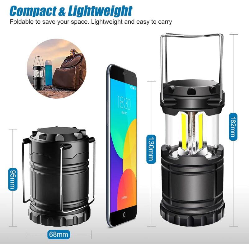 TolleTour Lampe De Camping éclairage Extérieur Tente Rechargeable