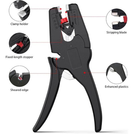 KAIWEETS Pince à Dénuder Automatique 3 En 1 - Outil Multifonction Pour Dénuder, Couper Et Sertir Les Câbles