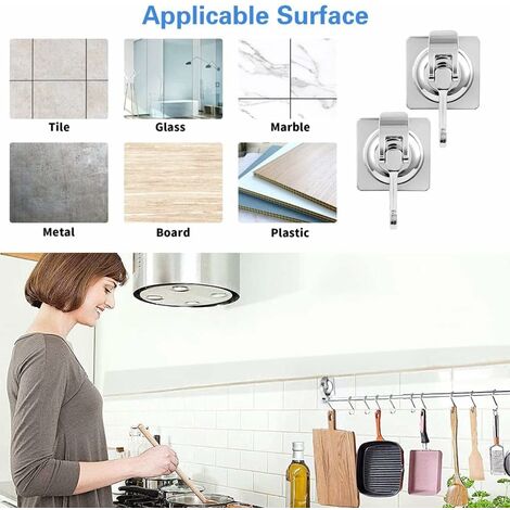 Modixun Lot De 15 Clips à Ventouse, Clips De Rideau De